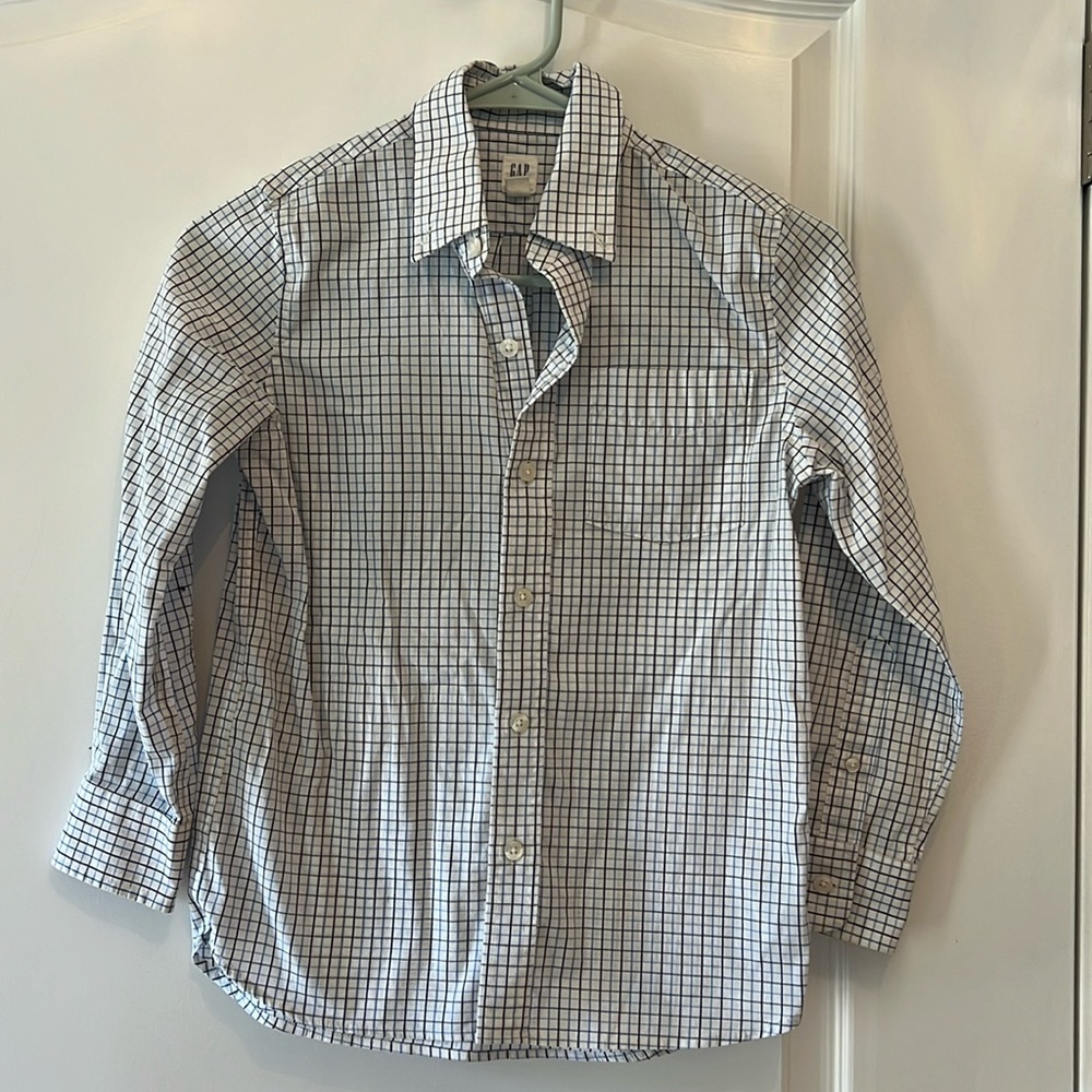 Gap kids button down long sleeve shirt.